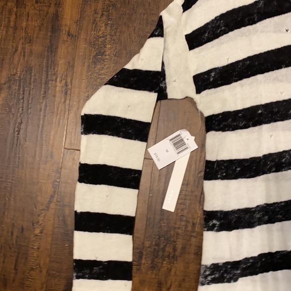 NWT Aqua Navy + White Striped Sweater - Picture 3 of 3